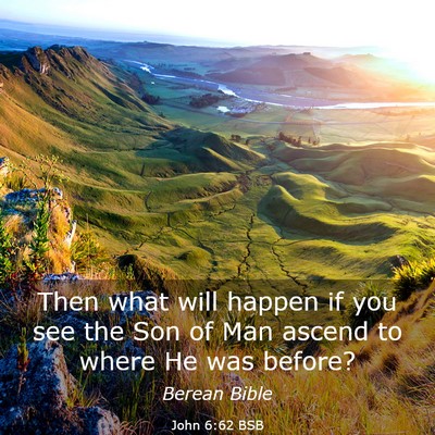 Picture 03 - John 6:62 BSB - Then what will happen if you see the Son of Man - Bible Verse Picture