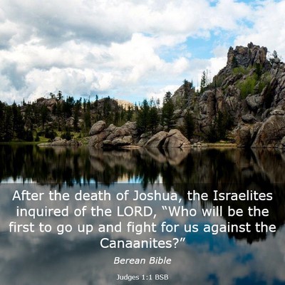 Picture 03 - Judges 1:1 BSB - After the death of Joshua, the Israelites - Bible Verse Picture