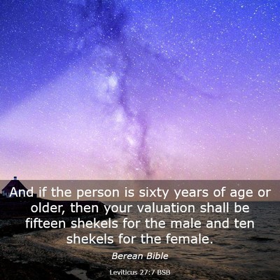 Picture 03 - Leviticus 27:7 BSB - And if the person is sixty years of age or older, - Bible Verse Picture