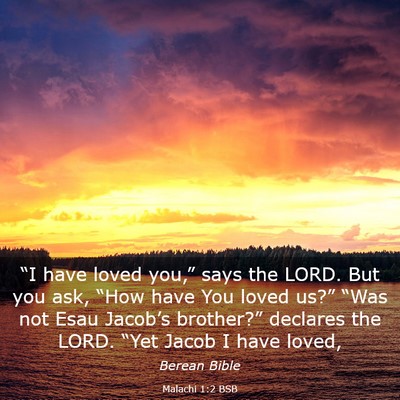 Picture 03 - Malachi 1:2 BSB - “I have loved you,” says the LORD. But you - Bible Verse Picture
