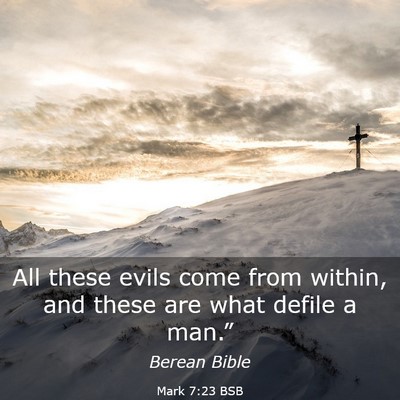 Picture 03 - Mark 7:23 BSB - All these evils come from within, and these are - Bible Verse Picture