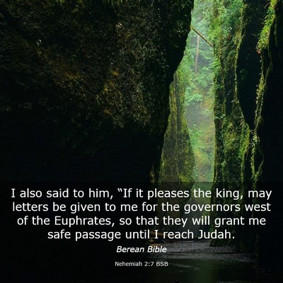 Picture 03 - Nehemiah 2:7 BSB - I also said to him, “If it pleases the king, - Bible Verse Picture