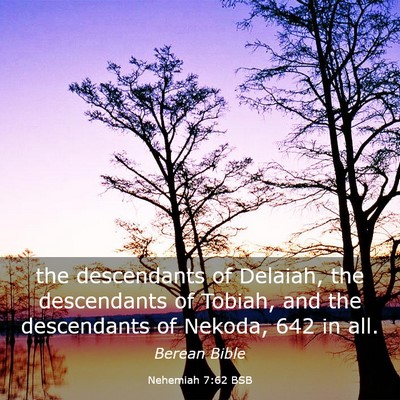Picture 03 - Nehemiah 7:62 BSB - the descendants of Delaiah, the descendants of - Bible Verse Picture