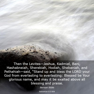 Picture 03 - Nehemiah 9:5 BSB - Then the Levites—Jeshua, Kadmiel, Bani, - Bible Verse Picture