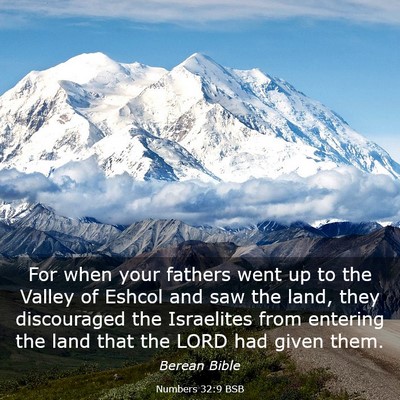 Picture 03 - Numbers 32:9 BSB - For when your fathers went up to the Valley of - Bible Verse Picture