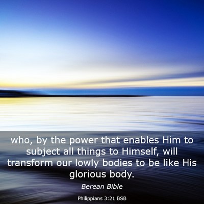 Picture 03 - Philippians 3:21 BSB - who, by the power that enables Him to subject all - Bible Verse Picture