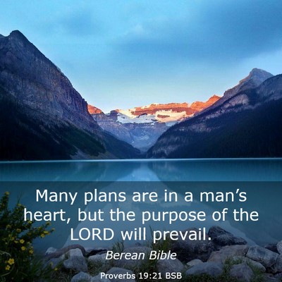 Picture 03 - Proverbs 19:21 BSB - Many plans are in a man’s heart, but the - Bible Verse Picture
