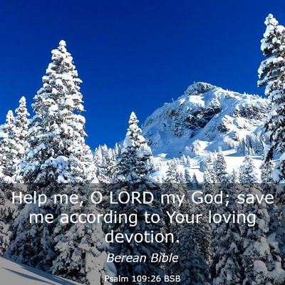 Picture 03 - Psalm 109:26 BSB - Help me, O LORD my God; save me according to Your - Bible Verse Picture