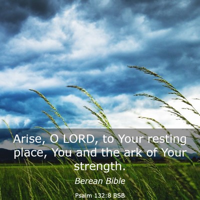 Picture 03 - Psalm 132:8 BSB - Arise, O LORD, to Your resting place, You and the - Bible Verse Picture