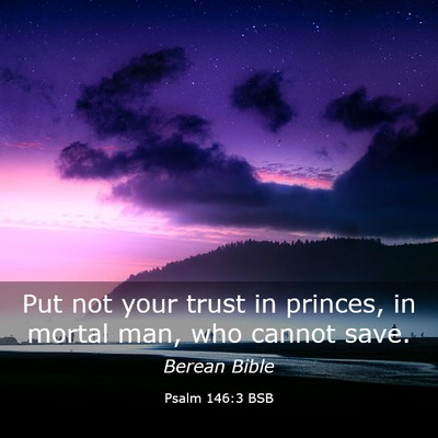 Picture 03 - Psalm 146:3 BSB - Put not your trust in princes, in mortal man, who - Bible Verse Picture