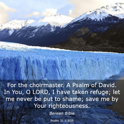 Picture 03 - Psalm 31:1 BSB - For the choirmaster. A Psalm of David. In You, O - Bible Verse Picture
