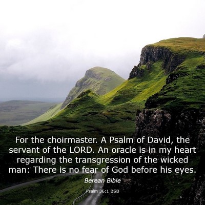 Picture 03 - Psalm 36:1 BSB - For the choirmaster. A Psalm of David, the - Bible Verse Picture