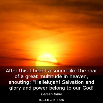 Picture 03 - Revelation 19:1 BSB - After this I heard a sound like the roar of a - Bible Verse Picture