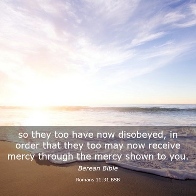 Picture 03 - Romans 11:31 BSB - so they too have now disobeyed, in order that - Bible Verse Picture