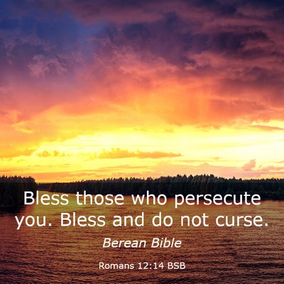 Picture 03 - Romans 12:14 BSB - Bless those who persecute you. Bless and do not - Bible Verse Picture