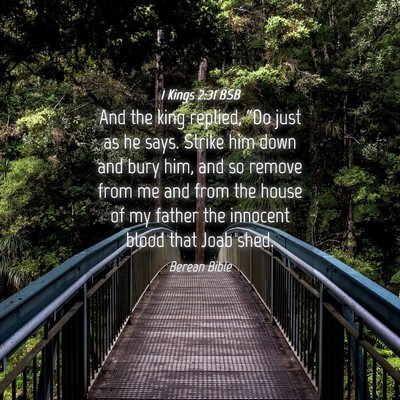 Picture 04 - 1 Kings 2:31 BSB - And the king replied, “Do just as he says. - Bible Verse Picture
