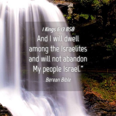 Picture 04 - 1 Kings 6:13 BSB - And I will dwell among the Israelites and will - Bible Verse Picture
