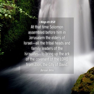 Picture 04 - 1 Kings 8:1 BSB - At that time Solomon assembled before him in - Bible Verse Picture