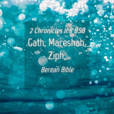 Picture 04 - 2 Chronicles 11:8 BSB - Gath, Mareshah, - Bible Verse Picture