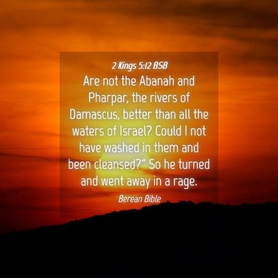 Picture 04 - 2 Kings 5:12 BSB - Are not the Abanah and Pharpar, the rivers of - Bible Verse Picture