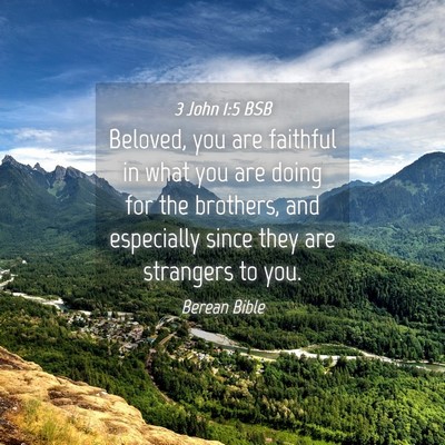 Picture 04 - 3 John 1:5 BSB - Beloved, you are faithful in what you are doing - Bible Verse Picture