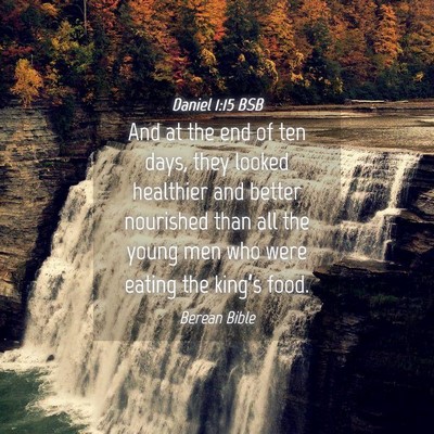 Picture 04 - Daniel 1:15 BSB - And at the end of ten days, they looked healthier - Bible Verse Picture
