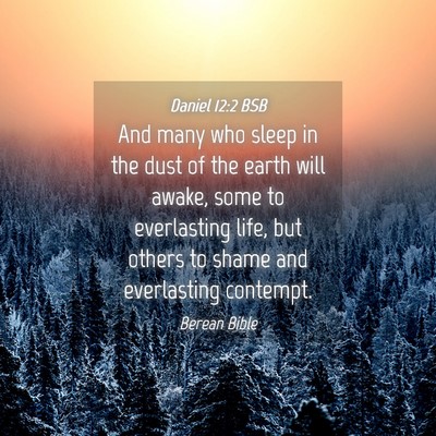 Picture 04 - Daniel 12:2 BSB - And many who sleep in the dust of the earth will - Bible Verse Picture