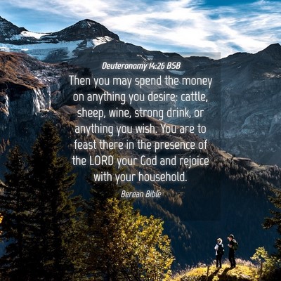 Picture 04 - Deuteronomy 14:26 BSB - Then you may spend the money on anything you - Bible Verse Picture