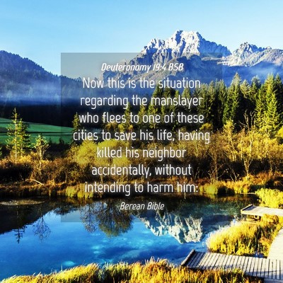 Picture 04 - Deuteronomy 19:4 BSB - Now this is the situation regarding the manslayer - Bible Verse Picture