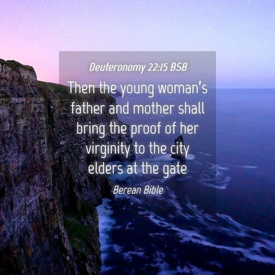 Picture 04 - Deuteronomy 22:15 BSB - Then the young woman’s father and mother shall - Bible Verse Picture