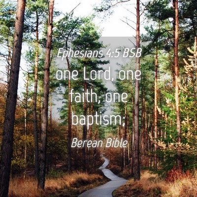 Picture 04 - Ephesians 4:5 BSB - one Lord, one faith, one - Bible Verse Picture