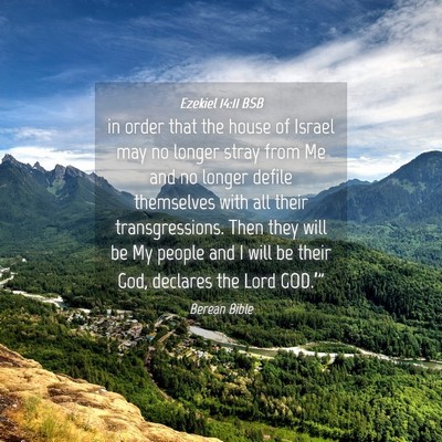Picture 04 - Ezekiel 14:11 BSB - in order that the house of Israel may no longer - Bible Verse Picture