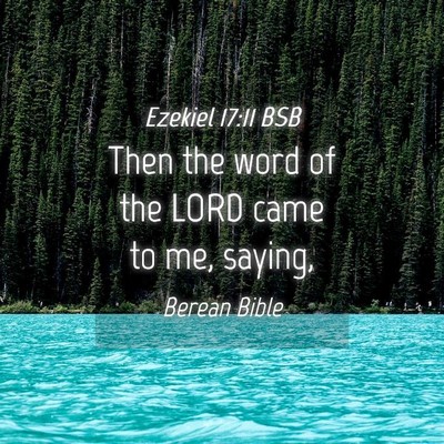 Picture 04 - Ezekiel 17:11 BSB - Then the word of the LORD came to me, - Bible Verse Picture