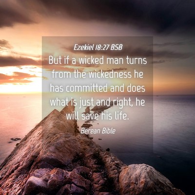 Picture 04 - Ezekiel 18:27 BSB - But if a wicked man turns from the wickedness he - Bible Verse Picture