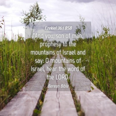 Picture 04 - Ezekiel 36:1 BSB - “And you, son of man, prophesy to the mountains - Bible Verse Picture