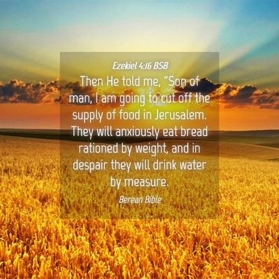 Picture 04 - Ezekiel 4:16 BSB - Then He told me, “Son of man, I am going to cut - Bible Verse Picture