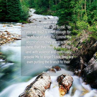 Picture 04 - Ezekiel 8:17 BSB - “Son of man,” He said to me, “do you see - Bible Verse Picture