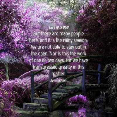 Picture 04 - Ezra 10:13 BSB - But there are many people here, and it is the - Bible Verse Picture