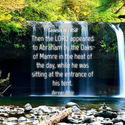 Picture 04 - Genesis 18:1 BSB - Then the LORD appeared to Abraham by the Oaks of - Bible Verse Picture