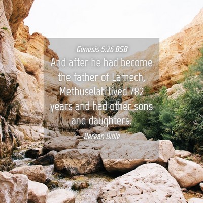 Picture 04 - Genesis 5:26 BSB - And after he had become the father of Lamech, - Bible Verse Picture