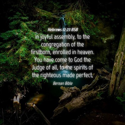 Picture 04 - Hebrews 12:23 BSB - in joyful assembly, to the congregation of the - Bible Verse Picture