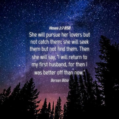Picture 04 - Hosea 2:7 BSB - She will pursue her lovers but not catch them; - Bible Verse Picture