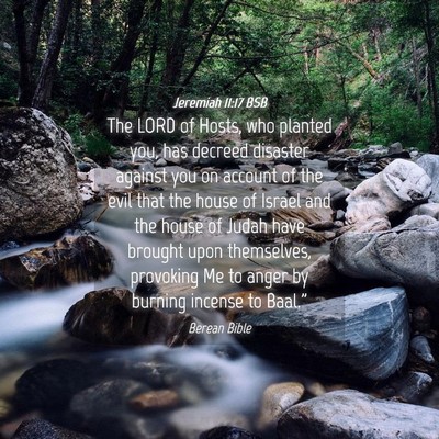 Picture 04 - Jeremiah 11:17 BSB - The LORD of Hosts, who planted you, has decreed - Bible Verse Picture