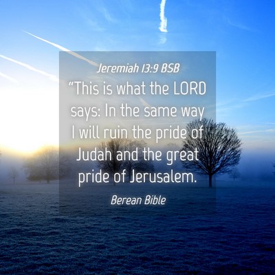 Picture 04 - Jeremiah 13:9 BSB - “This is what the LORD says: In the same way I - Bible Verse Picture