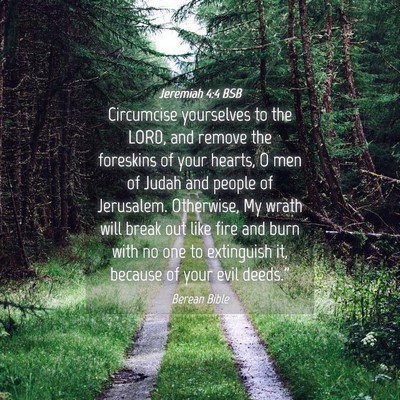 Picture 04 - Jeremiah 4:4 BSB - Circumcise yourselves to the LORD, and remove the - Bible Verse Picture