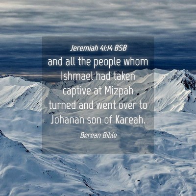 Picture 04 - Jeremiah 41:14 BSB - and all the people whom Ishmael had taken captive - Bible Verse Picture