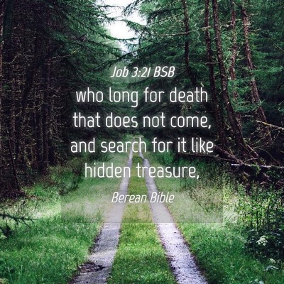 Picture 04 - Job 3:21 BSB - who long for death that does not come, and search - Bible Verse Picture