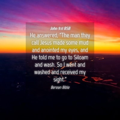 Picture 04 - John 9:11 BSB - He answered, “The man they call Jesus made some - Bible Verse Picture