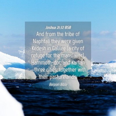 Picture 04 - Joshua 21:32 BSB - And from the tribe of Naphtali they were given - Bible Verse Picture