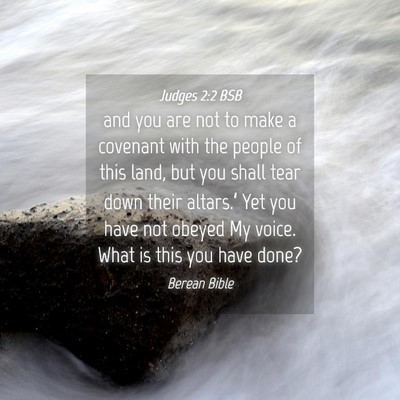 Picture 04 - Judges 2:2 BSB - and you are not to make a covenant with the - Bible Verse Picture